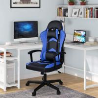 Reclinable con Cojín Lumbar y Cervical |   Respaldo Alto Acolchado |   Altura ajustable |   Ruedas Giratorias 360 °   y Reposabrazos |   Ideal Ordenador, Oficina, Videojuego o Escritorio - details 37