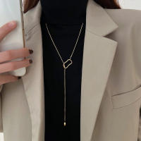 Collar Largo para Punto Otoño-Invierno, Elegante y Premium, Versátil para Mujer, Joyería y Bisutería - details 5