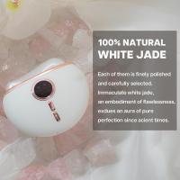 Herramienta Facial Gua Sha con calor y vibración, masajeador Facial para arrugas antienvejecimiento, piedra de Jade - details 3