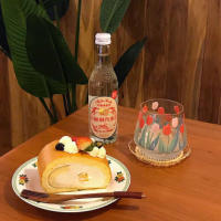 Taza de Vidrio Estilo Ins de Alta Valor Patrón de Tulipan Ideal para Desayuno de Niña Bonita - details 4