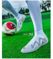 Nuevos zapatos de fútbol con picos rotos, zapatillas artificiales para correr, entrenamiento de hierba, juegos profesionales - details 31
