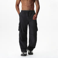Pantalones de trabajo de marca de moda de verano para hombres, pantalones largos informales ajustados y sueltos de estilo coreano - details 1