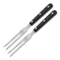 Tenedores de barbacoa de acero inoxidable, 2 uds., rved de 10 pulgadas para servir, cocinar, asar y hornear - details 1