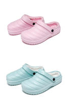 Zapatillas de casa para hombre y mujer, zuecos cálidos de alta calidad con forro de felpa, antideslizantes, para jardín, invierno, 2021 - details 0