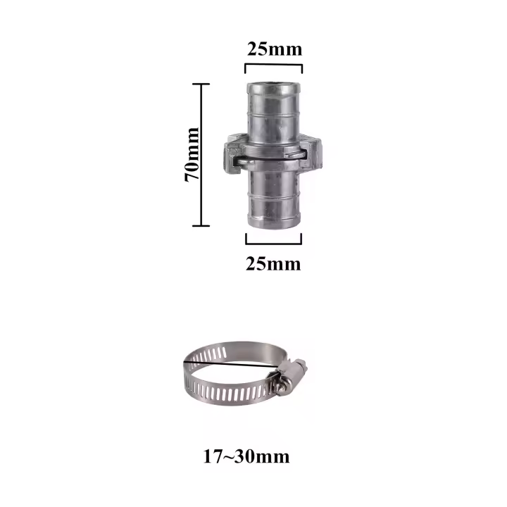 Conexiones de tubería de agua de jardín, accesorios de tubería de 25mm, 40mm, 48mm, abrazadera de manguera, accesorios de tubo de Garten para agricultura - 1