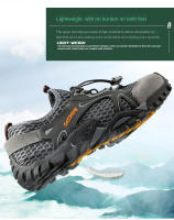 Zapatos antideslizantes resistentes al desgaste para exteriores para Hombre, Zapatos de senderismo, zapatillas de senderismo para correr, Zapatos rápidos para exteriores para Hombre, Invierno - details 8
