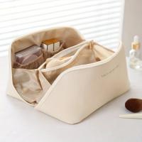 Organizador de maquillaje, kit de aseo femenino, estuche de maquillaje, bolsa de almacenamiento, caja de lujo para mujer, bolsa de cosméticos, bolsa organizadora para viaje con cremallera - details 4