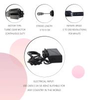 Máquina Sexual FREDORCH con Control Remoto Silenciosa Ultra Ajustable Cerradura de Vac 30db 120W Máquina de Amor con Gran D Gratis Juguetes Sensuales Vibradores Normales - details 10