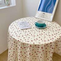 Manteles estampados para decoración del hogar, cubiertas de mesa con estampado de lavanda rosa para dormitorios - details 4