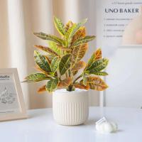 Plantas Artificiales de Tropico Pinos Banyan Falsos para Decoración de Jardín en Casa - details 3