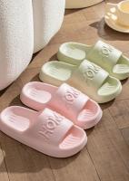 Zapatos de casa de interior de fondo plano de verano para mujer con zapatillas sandalias y zapatillas de baño antideslizantes - details 7