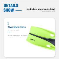Nuevas aletas profesionales para snorkel y snorkel para adultos, aletas de natación unisex, aletas para equipos de buceo profundo - details 3