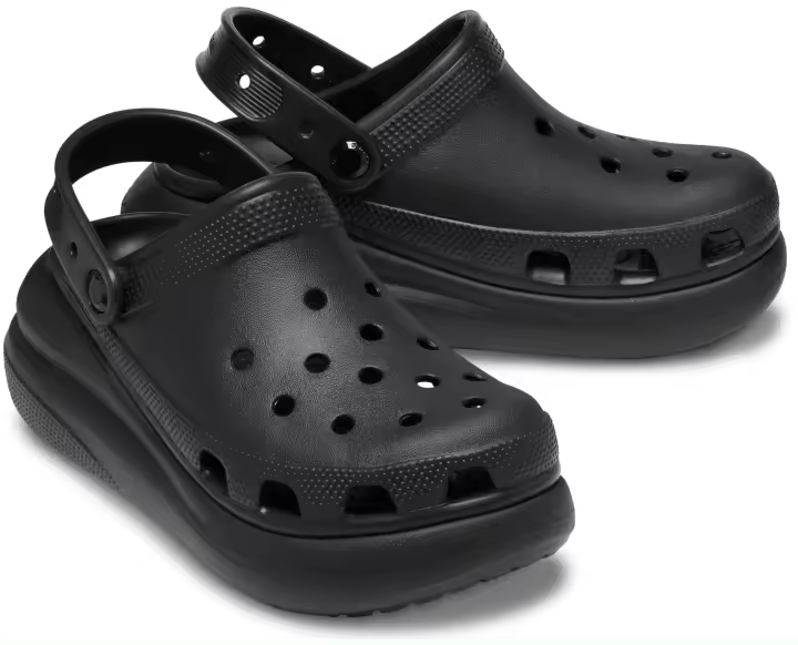 Classic Crush Clog mujer, adecuados para lugares casuales, sandalias de playa, zapatillas-Negro. - 1