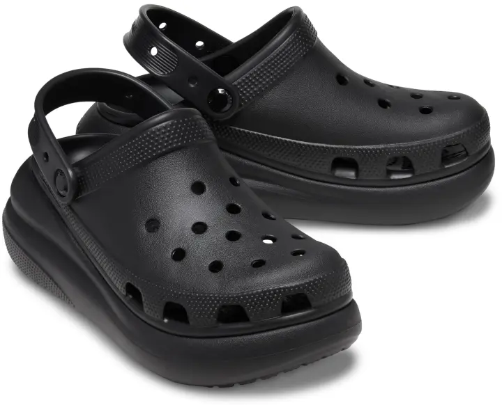 Classic Crush Clog mujer, adecuados para lugares casuales, sandalias de playa, zapatillas-Negro. - 1