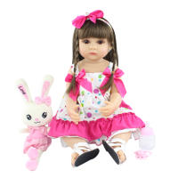 BZDOLL-Muñeca Reborn realista para niñas, juguete de 55 CM y 22 pulgadas, cuerpo de silicona suave completo, encantador, regalo de Navidad - details 11