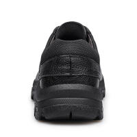 Abnkarwin Zapatos Casuales para Hombres de Cuero Genuino Tamaño Grande para Primavera y Otoño en Negro y Marrón Anti-Deslizante para Exteriores Material de Punta de Cuero Natural - details 7