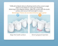 Irrigador Dental Portátil Inalámbrico USB Recargable con Tanque de Agua de 300ml y 4 Boquillas para Viajes y Uso Doméstico - details 8