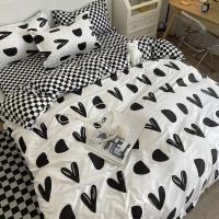 Juego de Ropa de Cama de Moda en Blanco y Verde con Funda de Edredón Nórdica y Funda de Almohada de Tamaño Queen Clásico para Niños Invierno - details 12