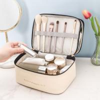 Caja de cosméticos transparente impermeable, bolsa de almacenamiento de artículos de tocador de viaje de PVC PU, bolsa de maquillaje con separación de ropa seca y húmeda - details 5