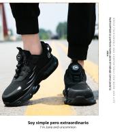 Zapatos de Seguridad para Trabajo Tejidos Voladores con Botón Resistentes al Desgaste, Cómodos, Ligeros y Transpirables para Hombres - details 16