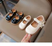Zapatos de cuero antideslizantes para niña, zapatillas multifuncionales informales de princesa, suela suave, estilo coreano, a la moda, novedad de otoño, - details 2