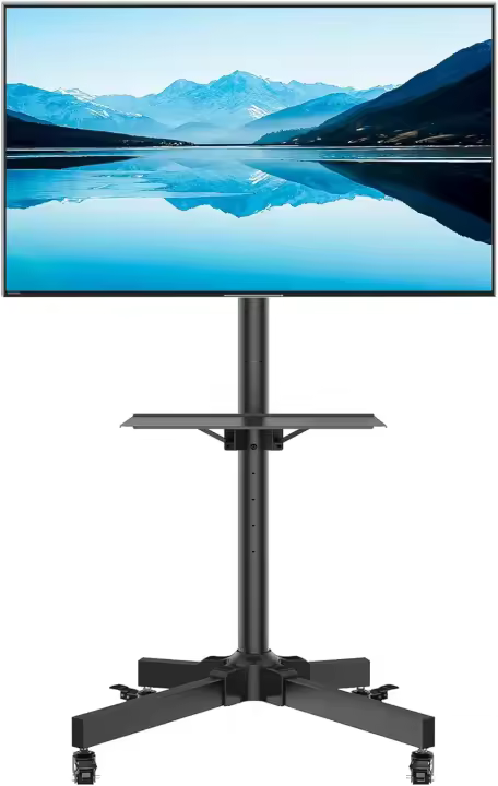 Soporte de TV de Suelo con Ruedas Soporte para Pantallas de 23"-60" Plasma/LCD/LED Carga Máx. 25kg - 1