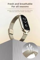 Correa para Mi Band 9 8 7 6 5 4 3 pulsera inteligente mujeres niñas moda malla metálica accesorios de repuesto de correa de reloj - details 2