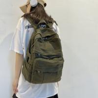 Mochila Mujer Lona, Estilo Retro, Gran Capacidad, Estudiante, Moda Coreana - details 21