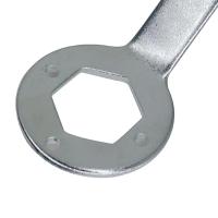 Llave de embrague para lavadora a prueba de herrumbre, llave hexagonal de doble punta de manga larga, acero de aleación, negro/plata - details 1