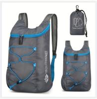 Mochila Viking Nártior Azul y Naranja para Senderismo - Correa Ajustable, Diseño de Múltiples Bolsillos, Plegable y Portátil, Ideal para Acampar y Excursiones de Día, Equipo de Acampada |   Mochila con Correa Ajustable |   Cremalleras Duraderas - details 2