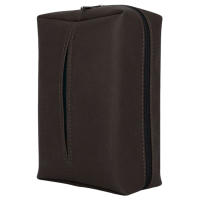 Soporte para pañuelos de coche, caja de pañuelos de cuero Nappa, accesorios interiores para el asiento trasero, consola central y visera solar - details 4