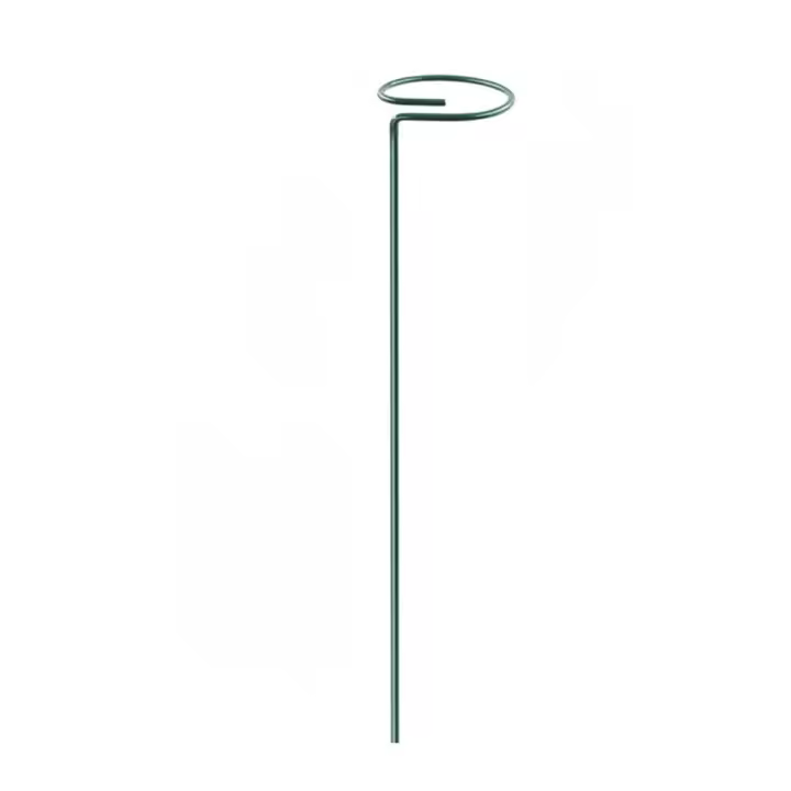 Soporte de anillo de soporte de pila de patio trasero de vástago único para el hogar largo, Estaca de soporte de plantas, herramienta de jardín - 1