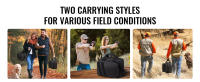 SucceBuy Range Bag para pistolas - Almacenamiento táctico de armas con bolsas y cargadores extraíbles, para caza al aire libre - details 4