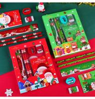 Juego de Papelería Navideño Portátil de 6 Piezas Regalo de Estudiantes para Aprender - details 4