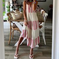 Vestido de verano con cuello en V, moda femenina - details 1