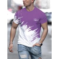 Camiseta De Manga Corta Con Cuello Redondo Para Hombre, Jersey Informal Para Exteriores, Ropa De Calle, Camiseta Deportiva, Camisetas, Ropa De Gran Tamaño - details 1