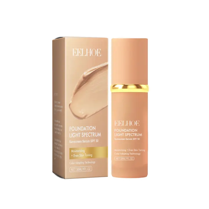 La base líquida correctora calentadora brilla joven, brillante, blanca e hidratante - 1