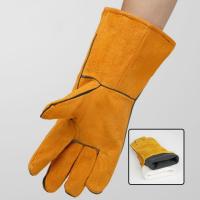 Soft Welding Gloves Anti-scalding Heat Resistant Gardening Safety Gloves Durable Protective Leather Working Gloves Farms - details 9