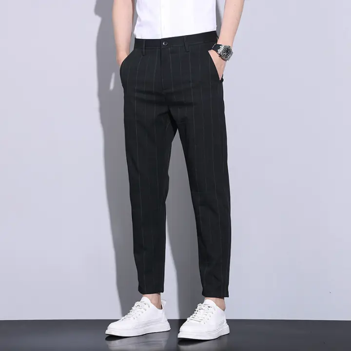 [] Primavera verano nuevo casual para hombres, corte entallado a cuadros simple, pantalones cortos de pierna recta personalizados y versátiles 956 - 1