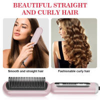 Alisador de Cabello de Iones Negativos de Diseño Nuevo Peine Caliente para Alisar y Cuidar el Cabello Anti-Escaldado, Adecuado para Todos los Estilos de Cabello - details 10