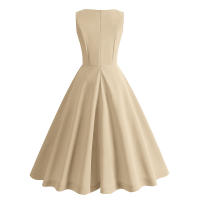Vestido estilo verde de color sólido para mujer primavera/verano 2025 - details 6