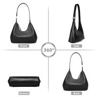 Bolso de nicho, bolso de mujer, bolso de hombro de moda, sensación de alta gama para mujer, estilo de PU, bolso retro para axila - details 11