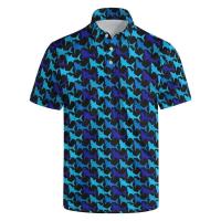 Polo hawaiano 3D para hombre, camiseta de manga corta con estampado de plantas Trcale de verano, camiseta casual con cuello y botones - details 5
