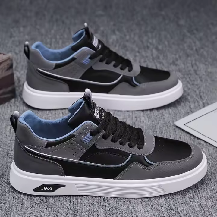 Zapatos de Moda para Hombres Primavera Versión Transpirable de Lona Estilo Coreano Versátil - 1