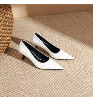 Zapatos de tacón de aguja puntiagudos de charol versátiles clásicos - details 37