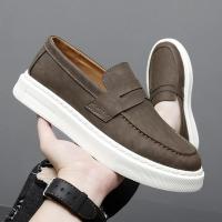 Zapatos de Cuero Casuales para Hombres Hechos a Mano Mocasines y Náuticos con Estilo al Aire Libre - details 3
