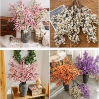 Rama de flor de melocotón Artificial de 97cm, flor de melocotón de seda elegante de plástico hecha a mano, flor falsa de tacto Real para sala de estar y escritorio - details 17