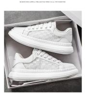 Zapatos zapatos de hombre 2025 verano nueva marca de moda transpirable zapatos deportivos suela gruesa aumentando casual pequeño blanco zapatos de junta - details 9