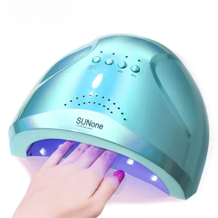 Secador LED UV para todo tipo de esmaltes de uñas, herramienta de salón de manicura y pedicura, lámpara de secado galvanizada para uñas - 1