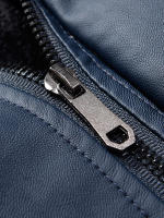 CHAIFENKO Chaqueta de Invierno para Hombres Moda de Ocio de Piel de Vellón Grueso - details 9